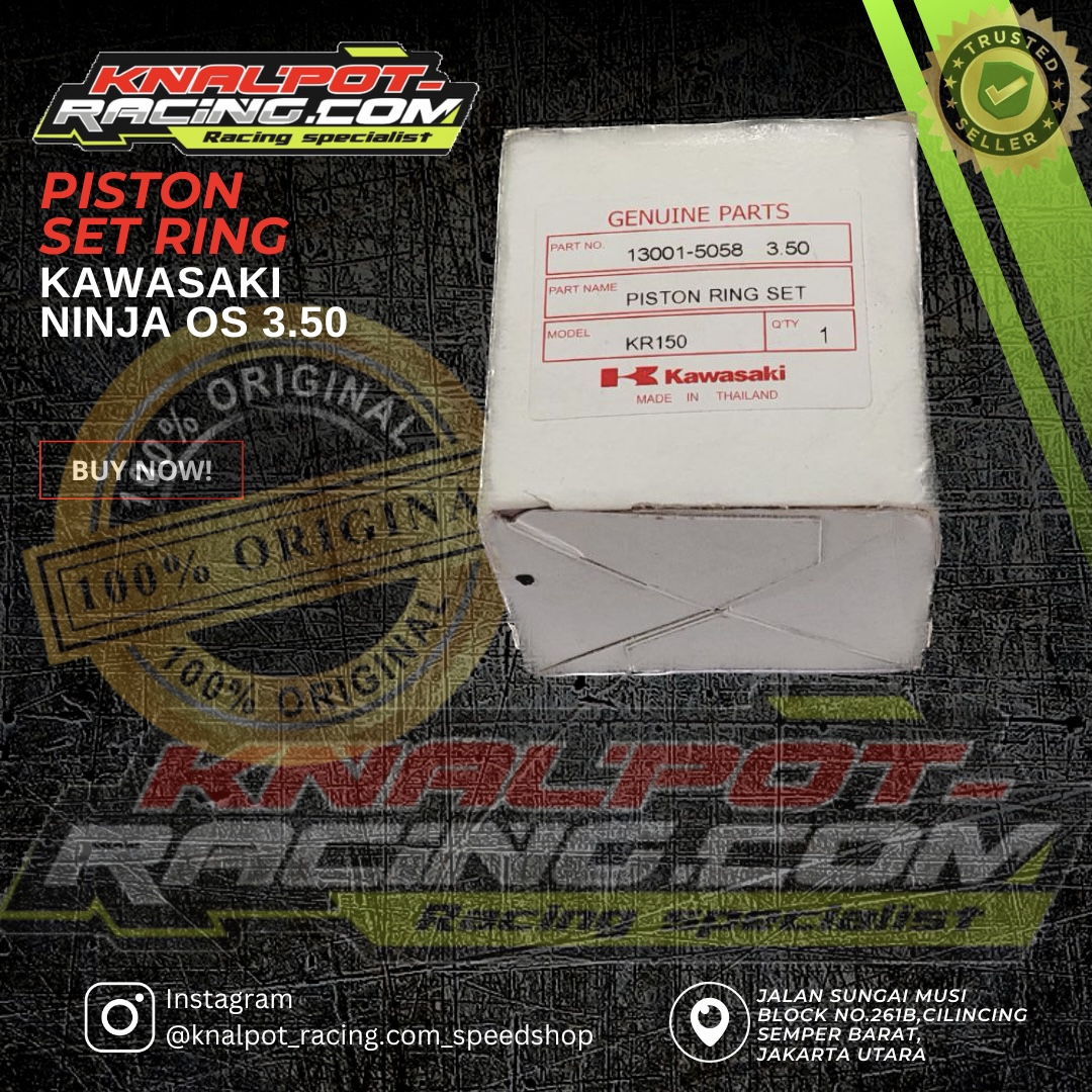 PISTON SET RING NINJA OS - 3.50